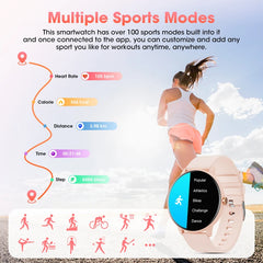 Hwagol 2024 Women'S Smartwatch Bluetooth Call 1.39 Touch Screen smart watches for men Health MonitoringIp67Waterproof Fitness