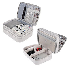Electronics Accessories Organizer Bag, Travel Cable Organiser Bag, Universal Carry Travel Gadget Bag for USB Cable Drive, SD Car