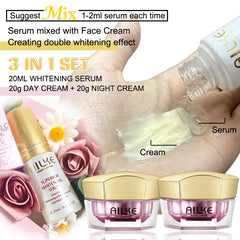 AILKE Lightening Face Cream, Antioxidant, Color Correction, Firming, With Sodium Hyaluronate, Clean Skin Facial Cream