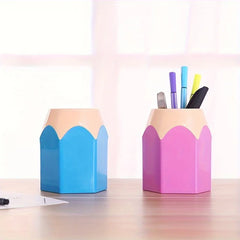2pcs creative and cute pen holders - stylish desktop storage containers for home offices