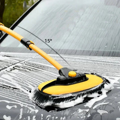 New Car Wash Mop Cleaning Brush Telescoping Long Handle Cleaning Mop Retractable Bent Bar Car Wash Brush Car Cleaning Tools