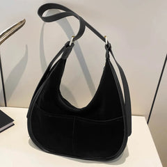 Women Suede Crossbody Bag Leopard Print Shoulder Bag Tote Bag with Multi-Pocket Handbag Adjustable Strap Hobo Bag Messenger Bag