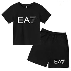 Kids T-shirt Boys Girls Toddler Birthday Gift 3-12Y Sports Top+Casual Shorts 2P Beautiful Girl Fashionable Charming Sunshine Set