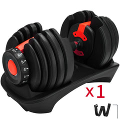 24KG Adjustable Dumbbells Set 2.5KG-24KG Weight Strength Training Fitness Workouts GYM Home Equipment For Exercise Health