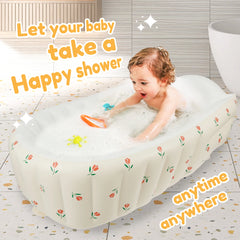 Inflatable Baby Bathtub Portable Children Swimming Pool Outdoor Foldable Anti Slip Blow Up Bath Tub Gaming Pool
