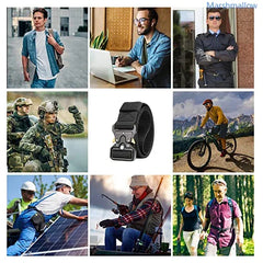 1/2pcs Genuine tactical belt quick release outdoor  belt soft real nylon sports accessories men and women black belt
