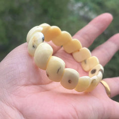 Natural Amber Bracelets&Bangles Women Adult Trendy Handmade White Old Amber New Unique Real Baltic Amber Jewelry Gift Wholesale