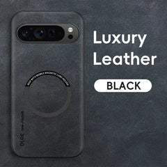 Magnetic Leather Case For Google Pixel 8A 8 7A 7 For Magsafe Shockproof Cover For Google Pixel 8 7 Pro Phone Accessories Funda