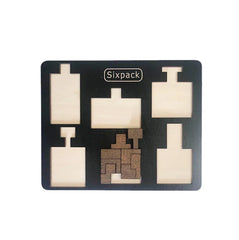 Challenging Intelligence Wooden Brain Teasers Puzzles Board Game