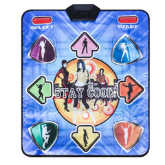USB Wired Dance Mat Non-Slip Electronic Dance Pad Built-in Music Fitness Exercise Pad for PC TV Dance Gaming Yoga Mats