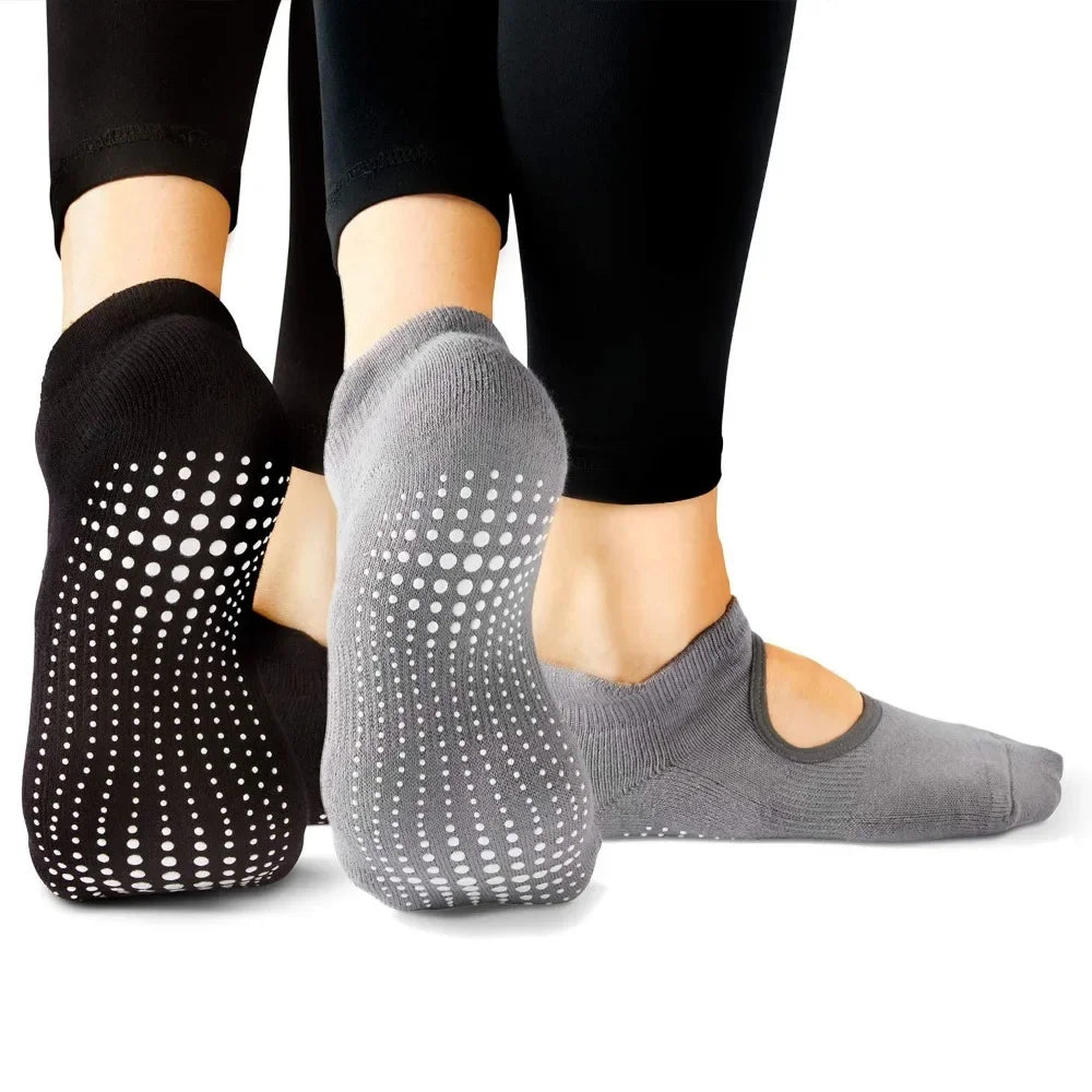 Grip Socks Yoga Pilates Barre Ballet Non Slip Non Skid Maternity with Grippers