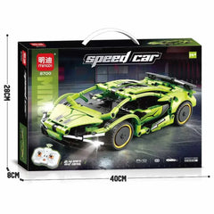 Technical Sport Car Building Blocks Famous Racing Sport Remote Control Car Model Bricks Educational Toy Birthday Gift Boy Kid