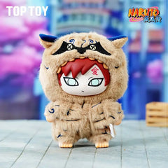Original BANDAI Eaki Naruto Uzumaki Naruto Blind Box Shippuden Beast Party Series Plush Doll Anime Characters Are Cute Toys Gift
