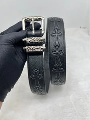 Spring and summer personalized belt with lychee pattern and colorful Kro new style belt for men and women, artistic youth belt