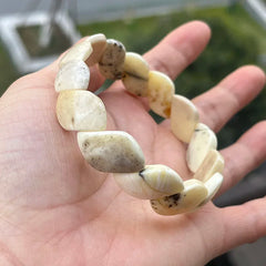 Natural Amber Bracelets&Bangles Women Adult Trendy Handmade White Old Amber New Unique Real Baltic Amber Jewelry Gift Wholesale