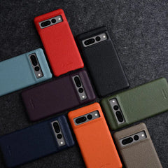 Melkco Genuine Leather Phone Case for Google Pixel 9 Pro XL Pixel 8 Pro Pixel 7 7A 7 Pro Premium High-end Business Cowhide Cover