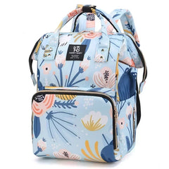 Fashion Print Nappy Backpack Bag Mummy Large Capacity Bag Mom Baby Multi-function Outdoor Travel Diaper Bags for Baby Care Stuff