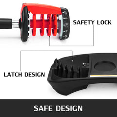 24KG Adjustable Dumbbells Set 2.5KG-24KG Weight Strength Training Fitness Workouts GYM Home Equipment For Exercise Health