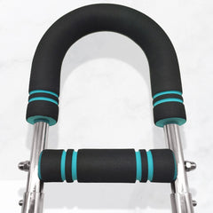 Adjustable Arm Trainer with Foam Handle Wrist Strength Exerciser U-Shaped Chest Expander for Indoor Outdoor Fitness Equipment