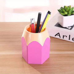 2pcs creative and cute pen holders - stylish desktop storage containers for home offices