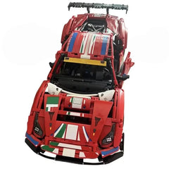 1684PCS 488GTE Racing Car Building 1:8 MOC Sports Car 42125 Building Bricks Construction Sets Buildable Supercar Model for Adult