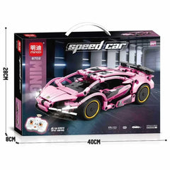 Technical Sport Car Building Blocks Famous Racing Sport Remote Control Car Model Bricks Educational Toy Birthday Gift Boy Kid