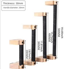 1 Pair Calisthenics Street Fitness Push Up Bar Solid Wood Non-slip Push-up Rack Triceps Stable Home Exercise Equipment Home