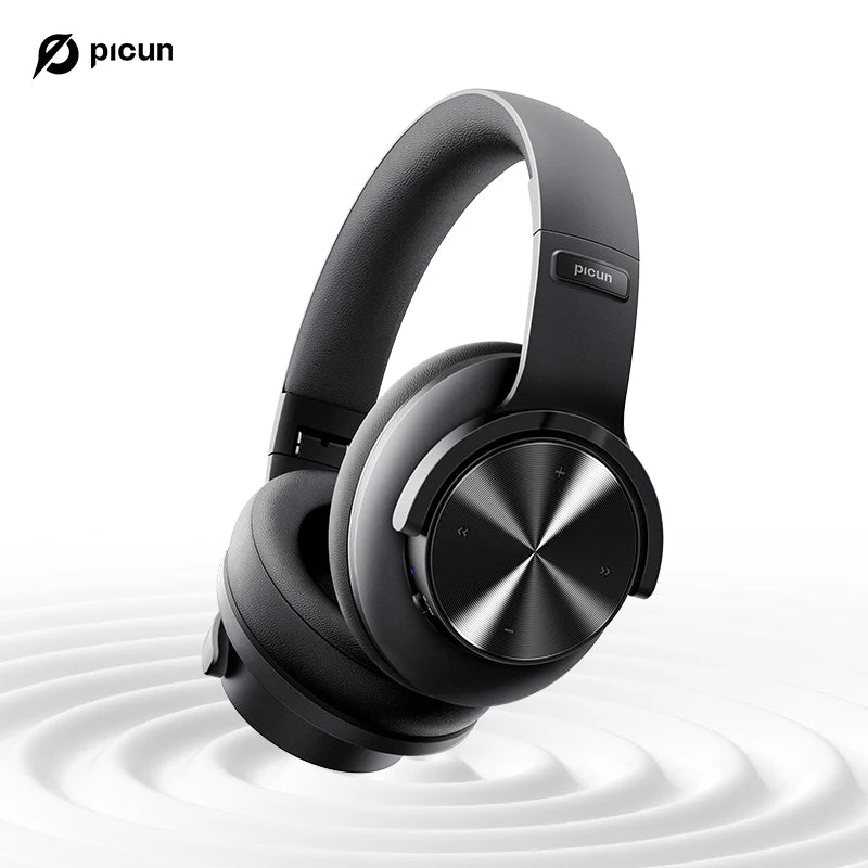 Picun B8 Wireless Headset HIFI Surround Bluetooth Headphones 40MM 50MS Low-Latency HD Mic 120H Game Mode Touch Control Foldable