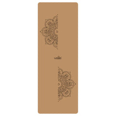2025 New Cork & Natural Rubber Luxury Yoga Mat with Laser-Engraved Alignment Lines - Shock Absorption, Anti-Slip, Noise Reductio