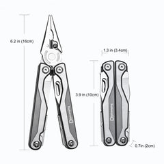 Daicamping DL7 Titanium alloy handle Outdoor Camping Multi-tools Set Folding Knife Scissor EDC Multi Tools Pliers Hand Tools Set