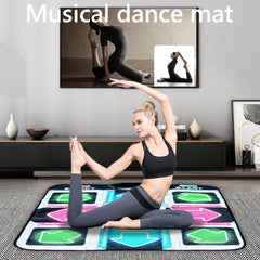 USB Wired Dance Mat Non-Slip Electronic Dance Pad Built-in Music Fitness Exercise Pad for PC TV Dance Gaming Yoga Mats