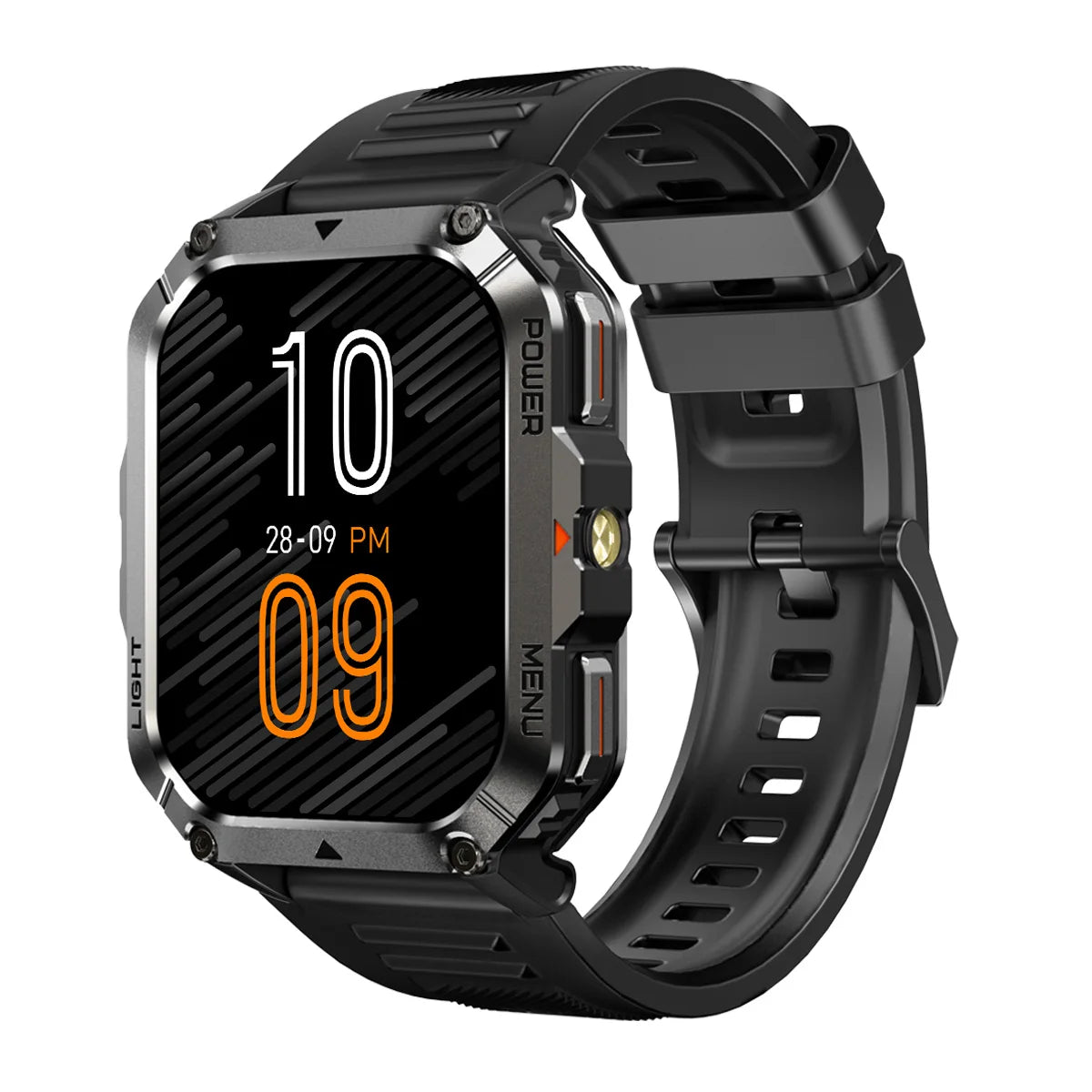 Blackview W70 Pro LED Flashlight Rugged Smart Watch , 2.01'' Display Voice Calling ,Health Monitoring 900mAh Watch