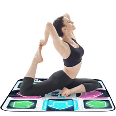 USB Wired Dance Mat Non-Slip Electronic Dance Pad Built-in Music Fitness Exercise Pad for PC TV Dance Gaming Yoga Mats
