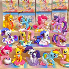 POPMART My Little Pony Leisure Afternoon Series Blind Box Toys Mystery Box Mistery Caixa Action Figure Cute Model Birthday Gift