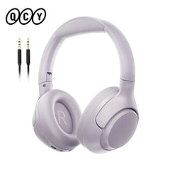 QCY H3 ANC Wireless Headphones Hi-Res Audio Over Ear Headset 43dB Hybrid Active Noise Cancellation Bluetooth 5.4 Gaming Earphone