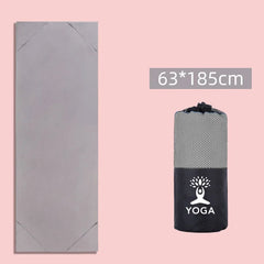 Anti-slip Yoga Mat Blankets 63*185cm Towel Gym Fitness Pilates Workout Sport Travel Solid Color Home Yoga Mat Cover Quick-drying