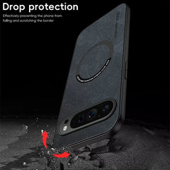 Magnetic Leather Case For Google Pixel 8A 8 7A 7 For Magsafe Shockproof Cover For Google Pixel 8 7 Pro Phone Accessories Funda