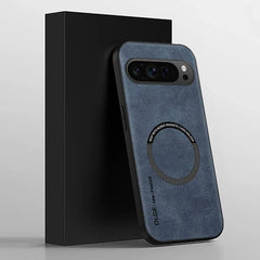 Magnetic Leather Case For Google Pixel 8A 8 7A 7 For Magsafe Shockproof Cover For Google Pixel 8 7 Pro Phone Accessories Funda