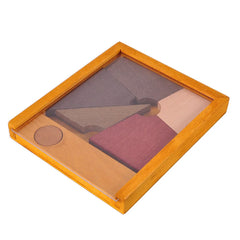 Wooden Puzzle Toys Magic Tangram Development Thinking Brain Game Skills Class Clever Placement Triangle Clever Placement Circle