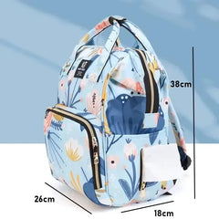 Fashion Print Nappy Backpack Bag Mummy Large Capacity Bag Mom Baby Multi-function Outdoor Travel Diaper Bags for Baby Care Stuff