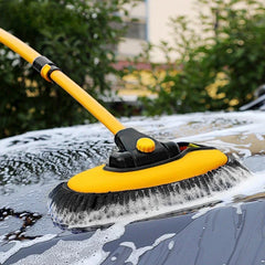 New Car Wash Mop Cleaning Brush Telescoping Long Handle Cleaning Mop Retractable Bent Bar Car Wash Brush Car Cleaning Tools