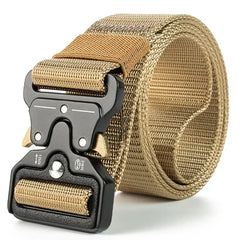 1/2pcs Genuine tactical belt quick release outdoor  belt soft real nylon sports accessories men and women black belt