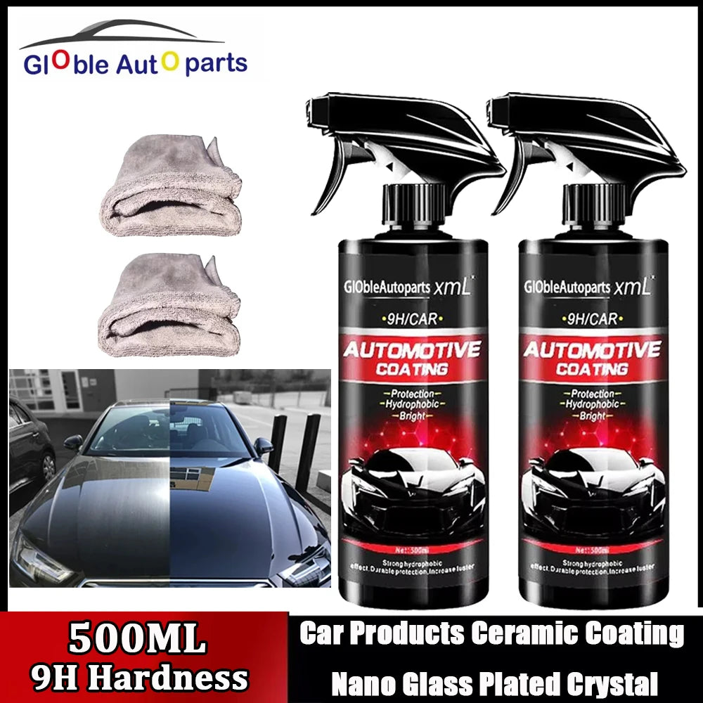 500ML Car Ceramic Nano Coating Liquid Coatin Nano Crystal Hydrophobic Layer Polishing Paint Coating Agent Polish Nanos Coatings