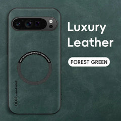 Magnetic Leather Case For Google Pixel 8A 8 7A 7 For Magsafe Shockproof Cover For Google Pixel 8 7 Pro Phone Accessories Funda