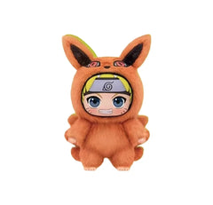 Original BANDAI Eaki Naruto Uzumaki Naruto Blind Box Shippuden Beast Party Series Plush Doll Anime Characters Are Cute Toys Gift