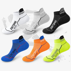 12 Pairs Ankle Socks Men Cotton Sports Running Socks Breathable Mesh Comfortable Sweat Absorption Fitness Cotton Short Socks