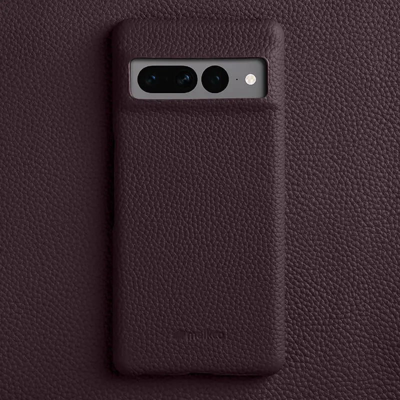 Melkco Genuine Leather Phone Case for Google Pixel 9 Pro XL Pixel 8 Pro Pixel 7 7A 7 Pro Premium High-end Business Cowhide Cover