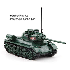 WW2 German Leopard 1 Main Battle Tank Building Block Cougar Armored Vehicle Brick Model DIY Military Tank Hobby Collection Toys