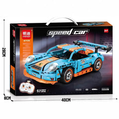 Technical Sport Car Building Blocks Famous Racing Sport Remote Control Car Model Bricks Educational Toy Birthday Gift Boy Kid