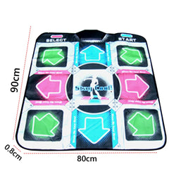 USB Wired Dance Mat Non-Slip Electronic Dance Pad Built-in Music Fitness Exercise Pad for PC TV Dance Gaming Yoga Mats